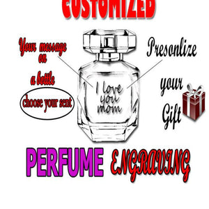 Formula 10 (inspired by Guerlain  Insolence) - unique perfume engraving